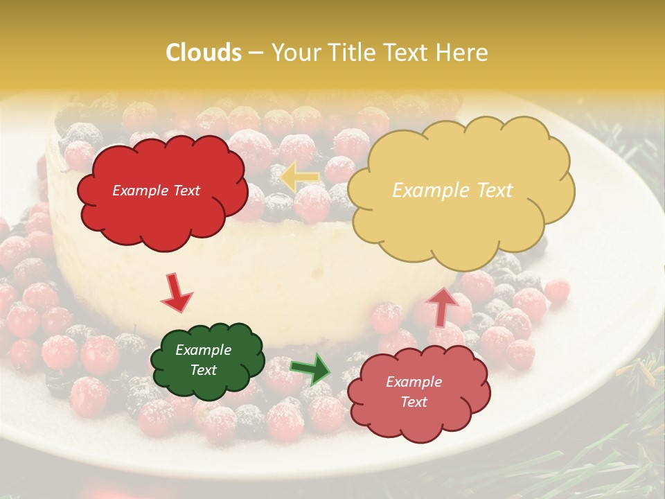 Red Xmas Sweet PowerPoint Template