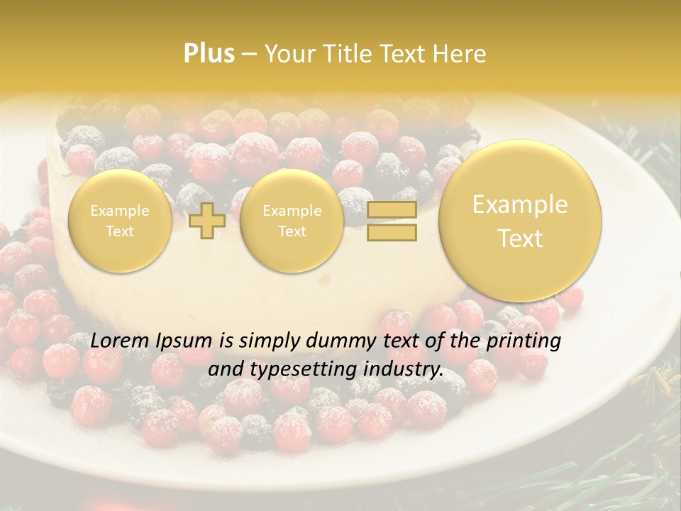 Red Xmas Sweet PowerPoint Template