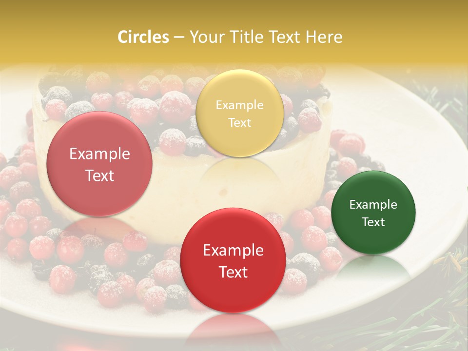 Red Xmas Sweet PowerPoint Template