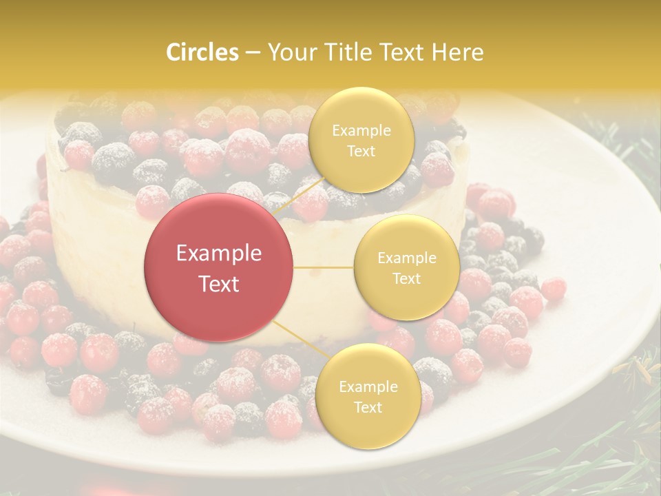 Red Xmas Sweet PowerPoint Template