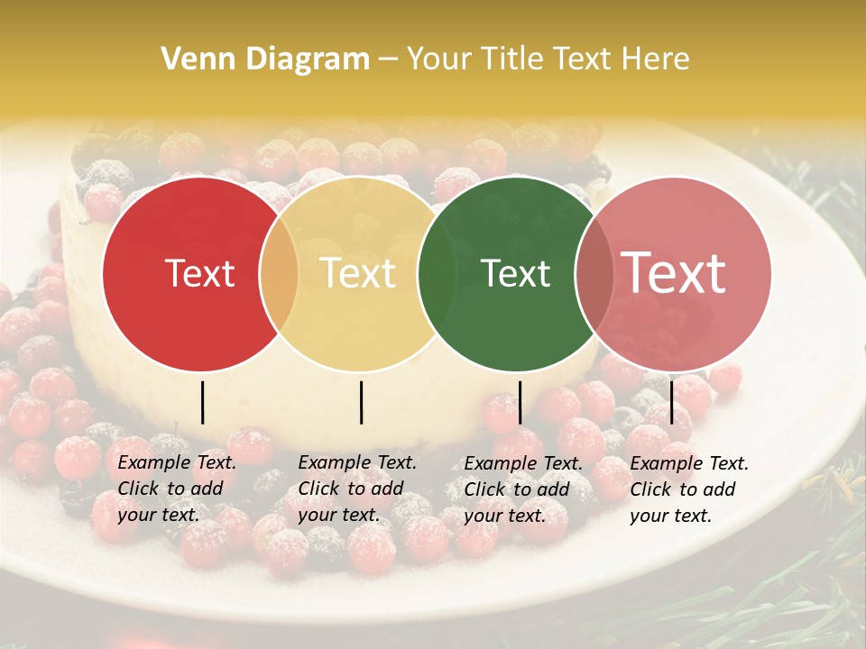 Red Xmas Sweet PowerPoint Template