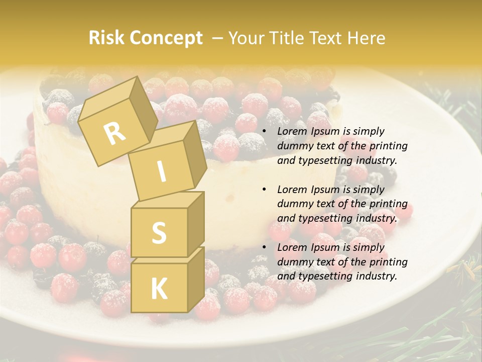 Red Xmas Sweet PowerPoint Template