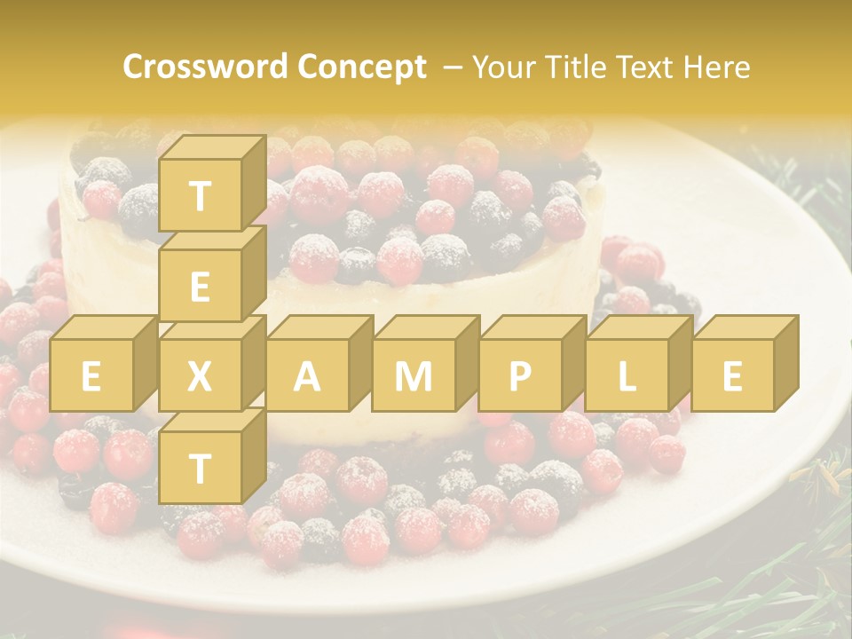 Red Xmas Sweet PowerPoint Template