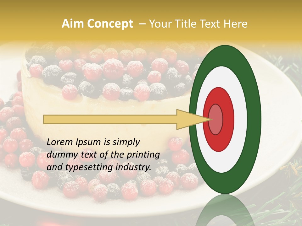 Red Xmas Sweet PowerPoint Template