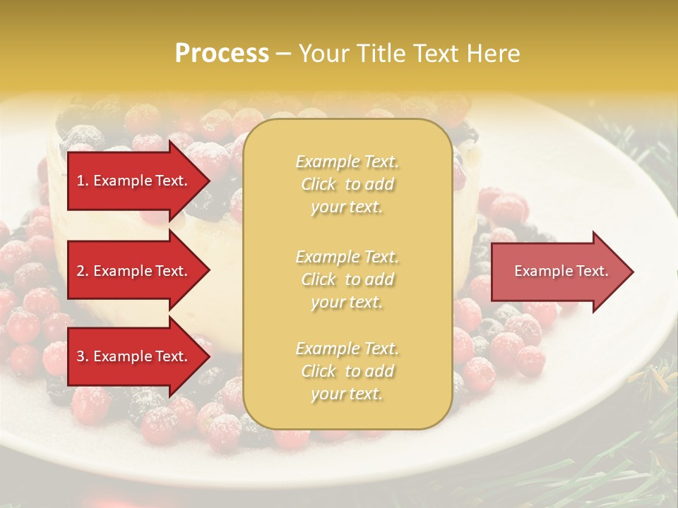 Red Xmas Sweet PowerPoint Template