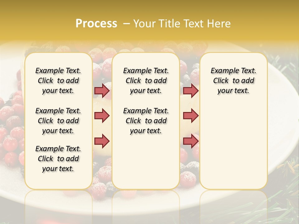 Red Xmas Sweet PowerPoint Template