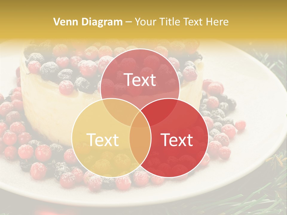 Red Xmas Sweet PowerPoint Template