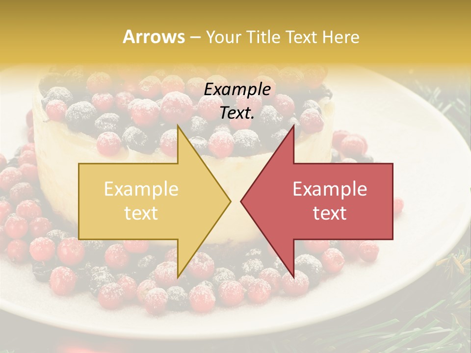 Red Xmas Sweet PowerPoint Template