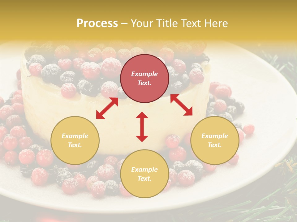 Red Xmas Sweet PowerPoint Template