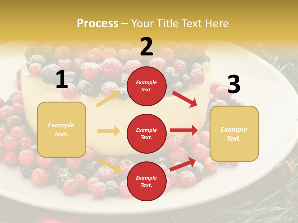 Red Xmas Sweet PowerPoint Template