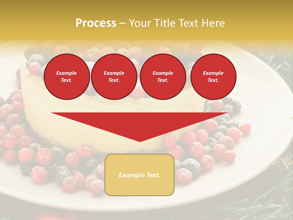 Red Xmas Sweet PowerPoint Template