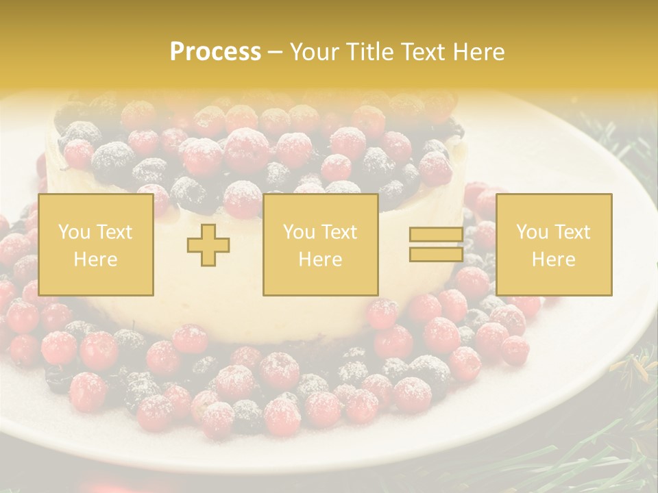 Red Xmas Sweet PowerPoint Template