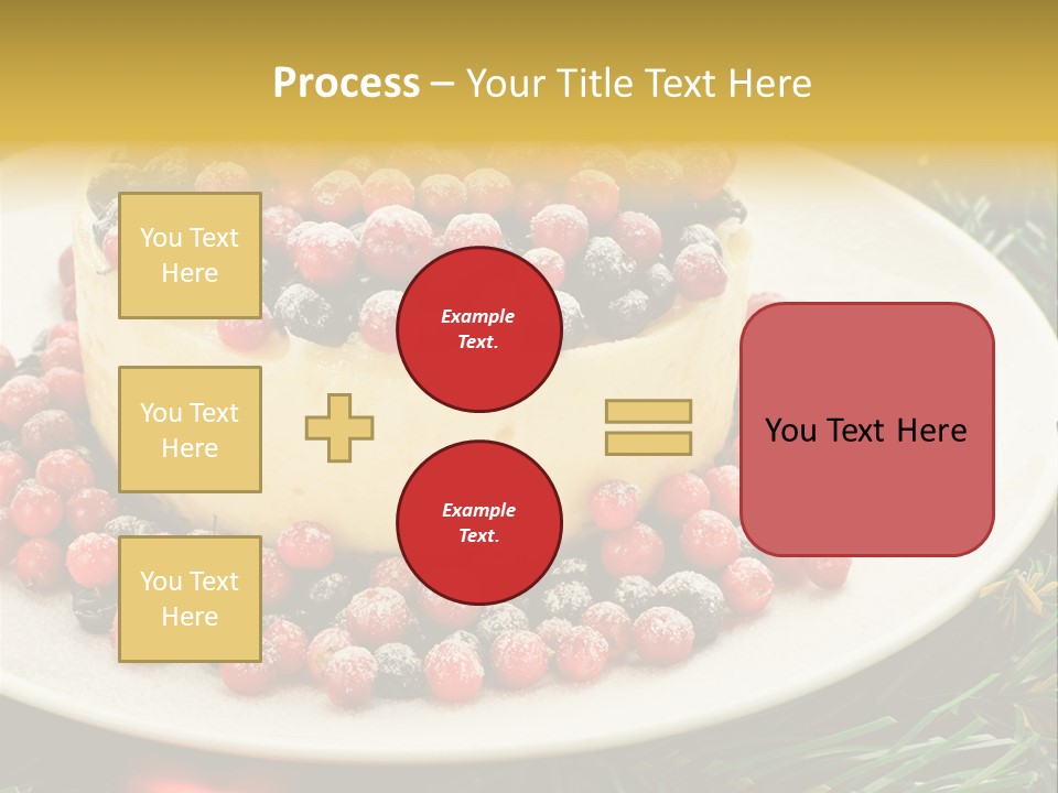Red Xmas Sweet PowerPoint Template