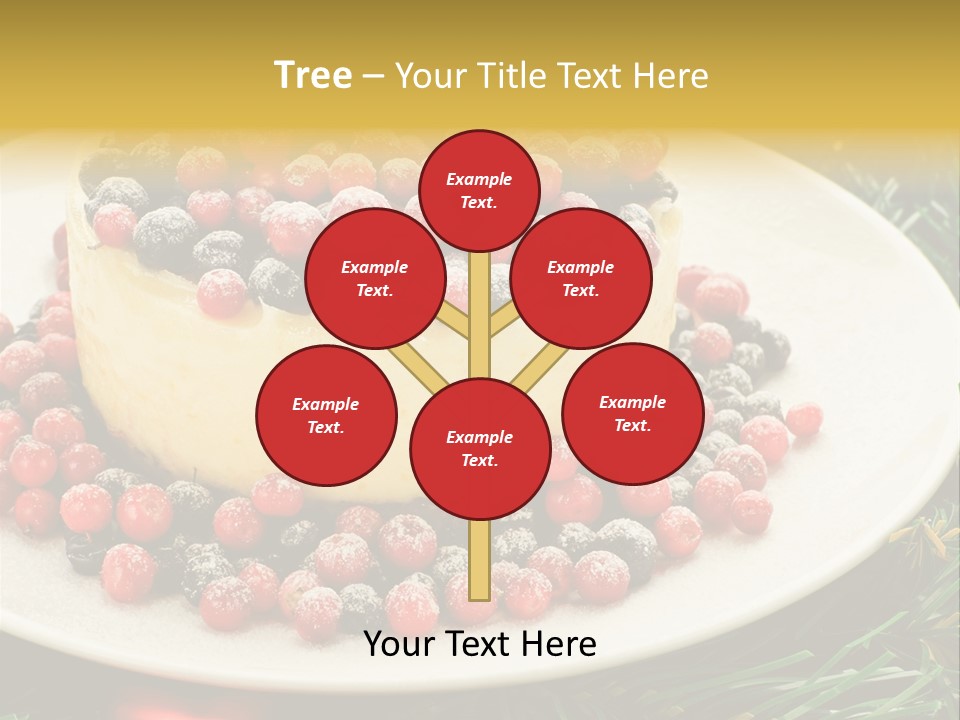 Red Xmas Sweet PowerPoint Template