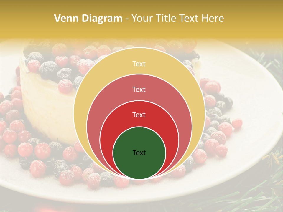 Red Xmas Sweet PowerPoint Template