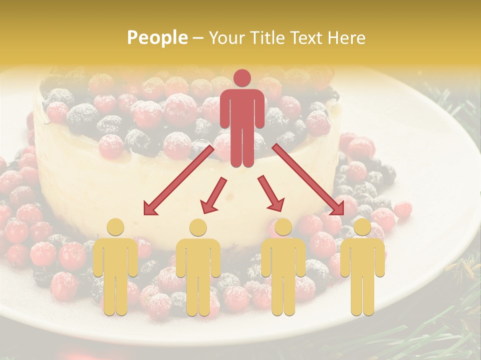 Red Xmas Sweet PowerPoint Template