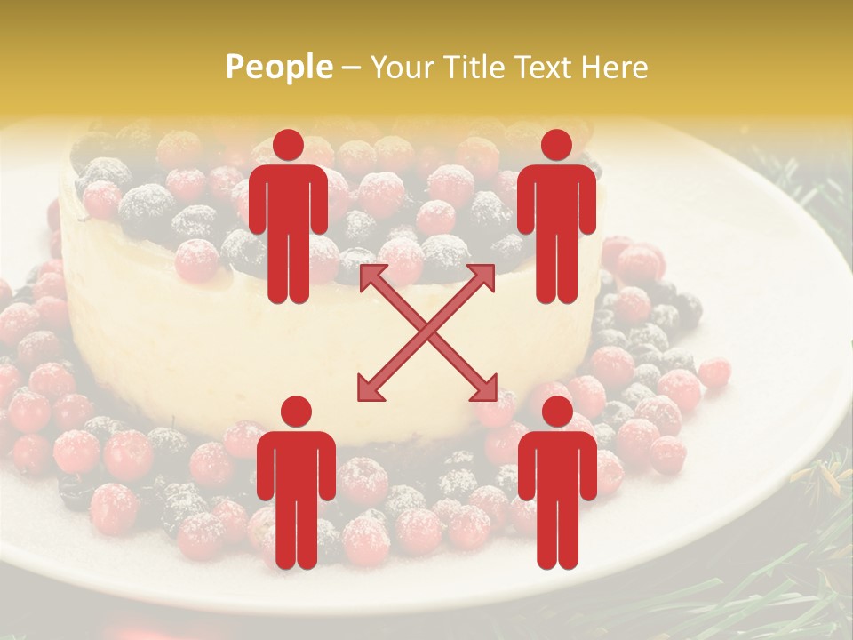 Red Xmas Sweet PowerPoint Template
