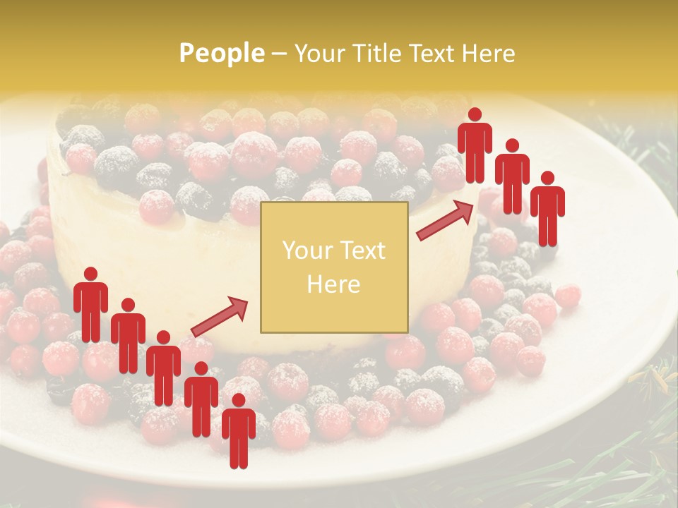 Red Xmas Sweet PowerPoint Template