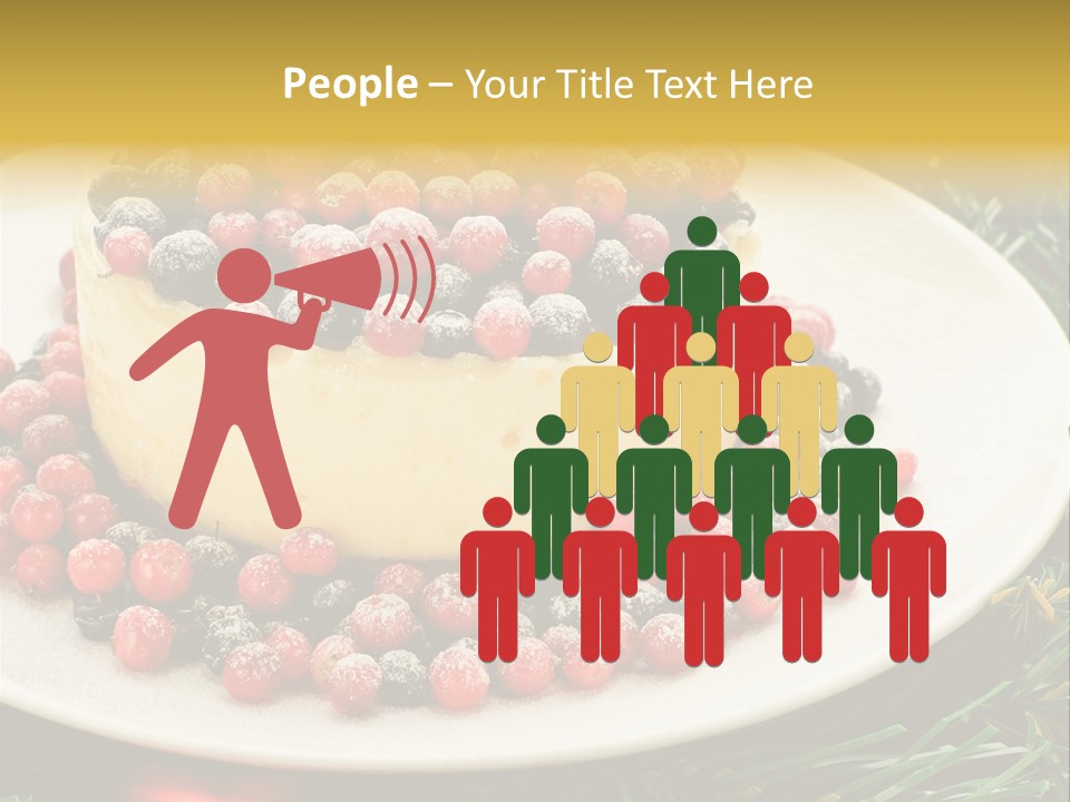 Red Xmas Sweet PowerPoint Template