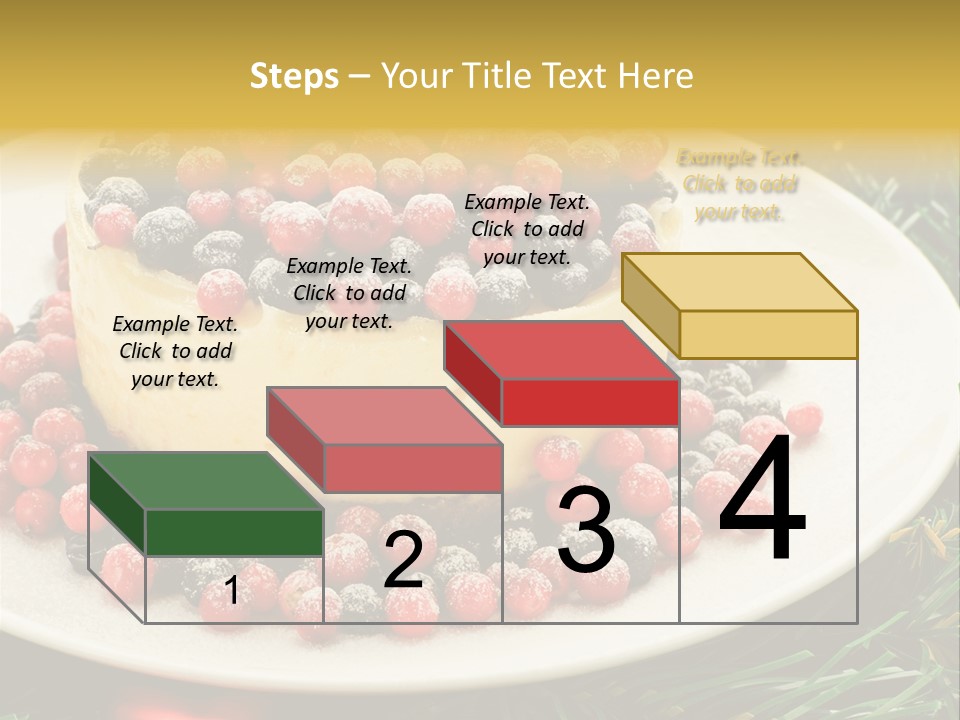 Red Xmas Sweet PowerPoint Template