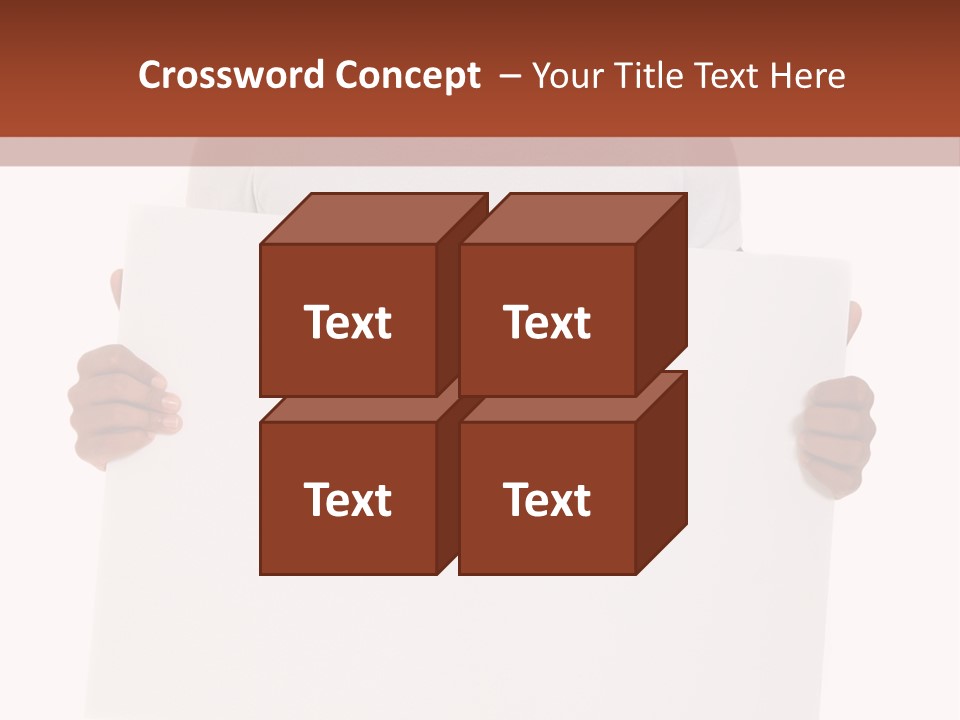 Smiling Male Black Person PowerPoint Template