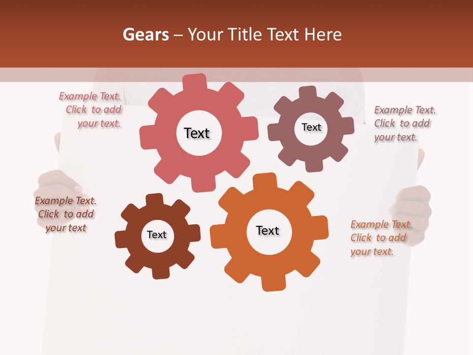 Smiling Male Black Person PowerPoint Template
