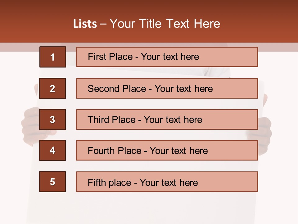 Smiling Male Black Person PowerPoint Template