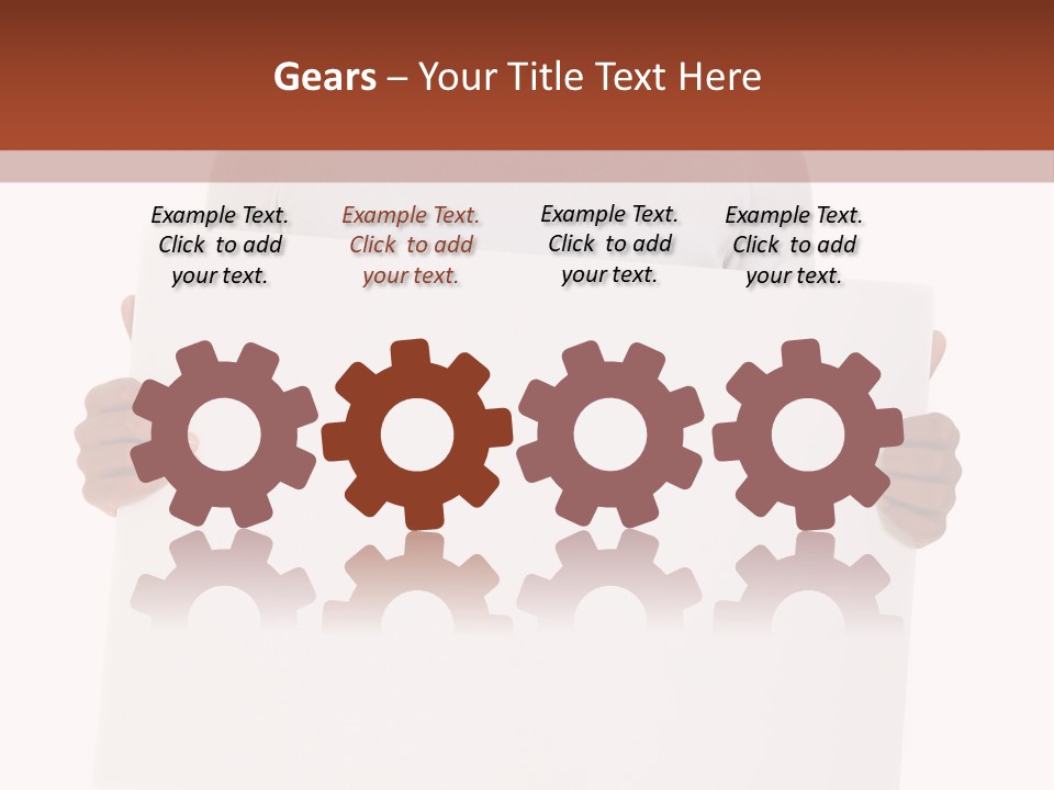 Smiling Male Black Person PowerPoint Template