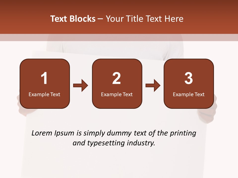 Smiling Male Black Person PowerPoint Template