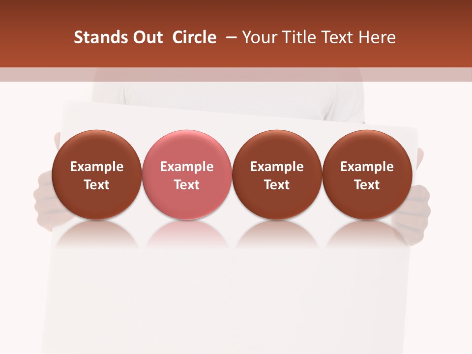 Smiling Male Black Person PowerPoint Template