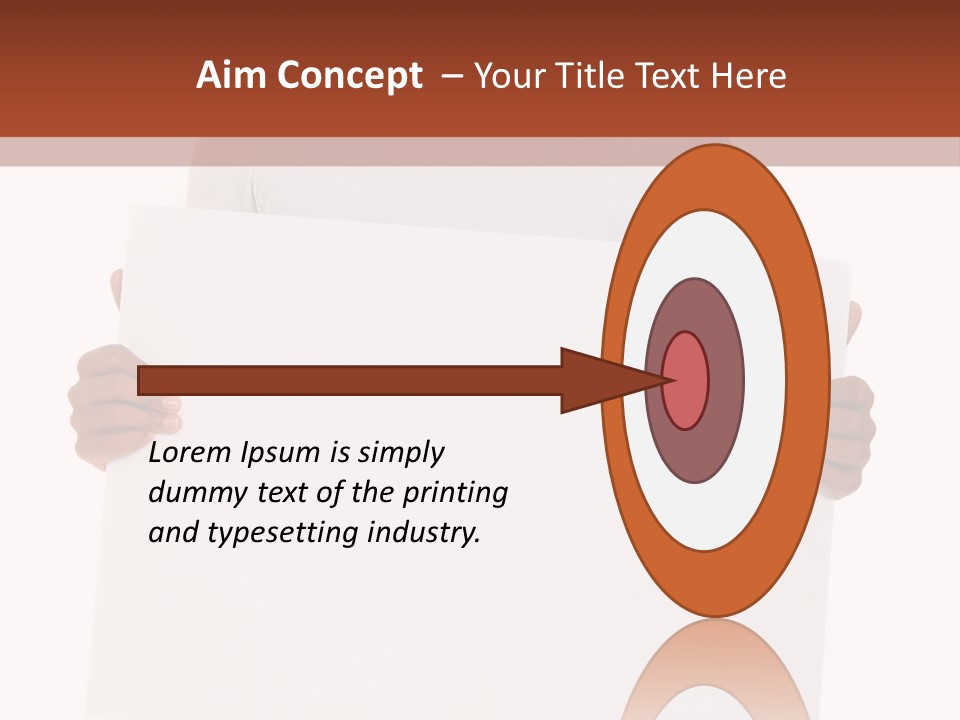 Smiling Male Black Person PowerPoint Template