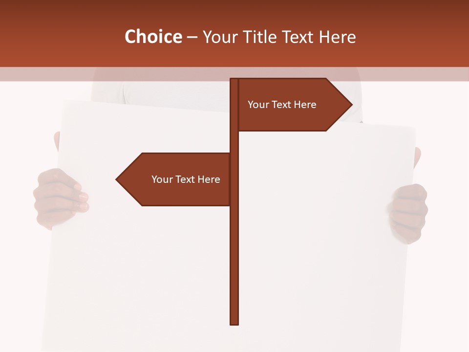 Smiling Male Black Person PowerPoint Template