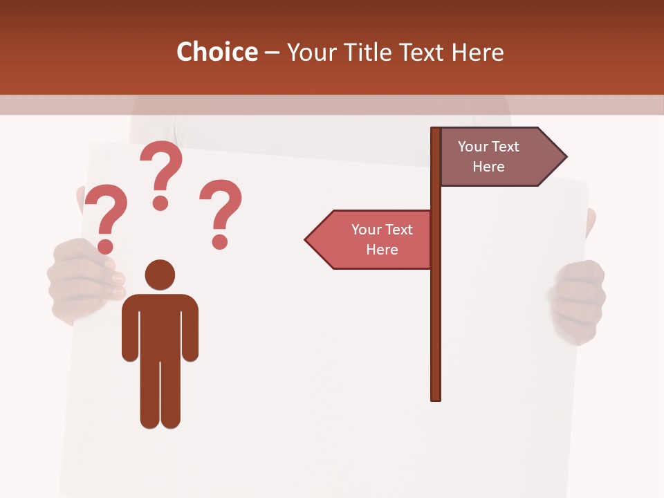 Smiling Male Black Person PowerPoint Template