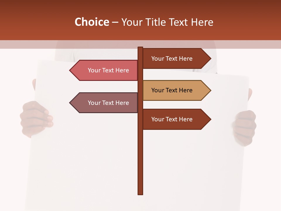 Smiling Male Black Person PowerPoint Template