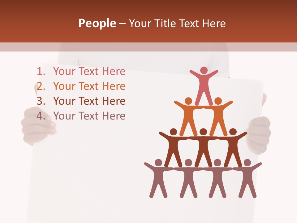 Smiling Male Black Person PowerPoint Template