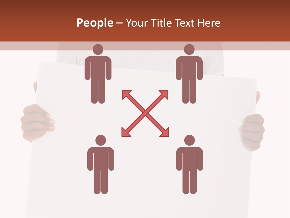 Smiling Male Black Person PowerPoint Template