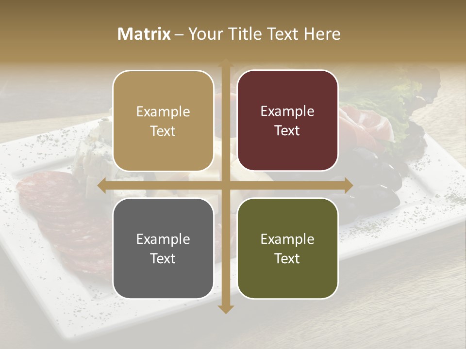 Meal Sauceboat Fresh PowerPoint Template