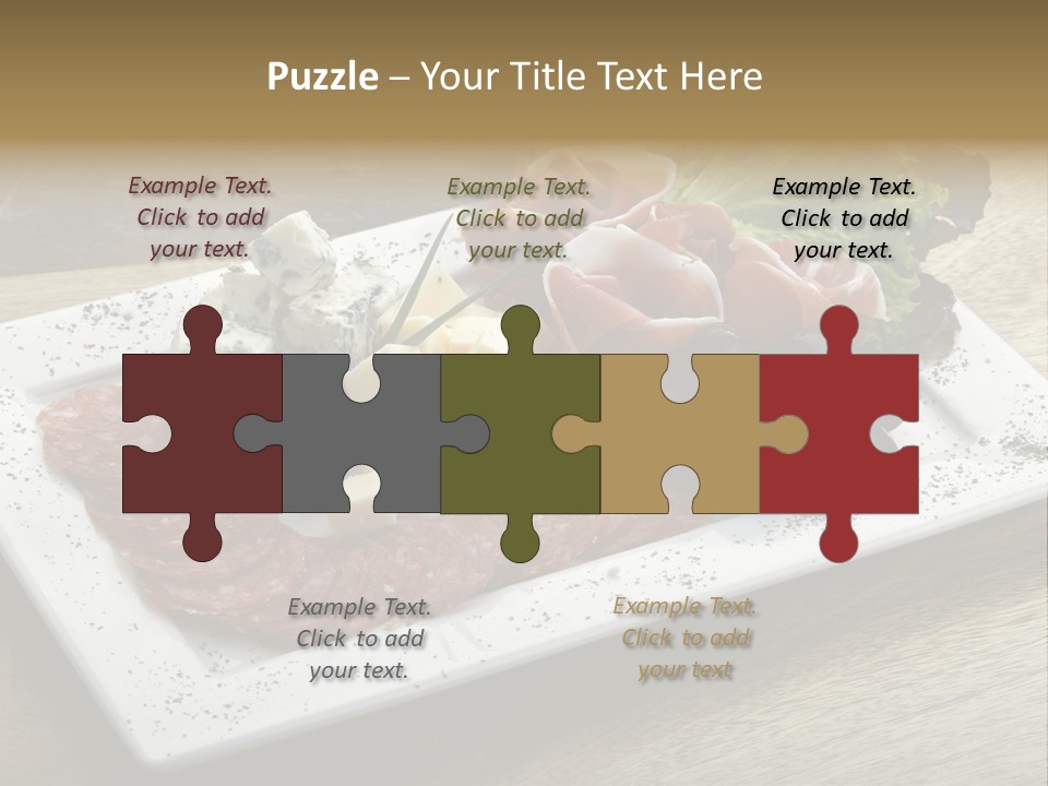 Meal Sauceboat Fresh PowerPoint Template