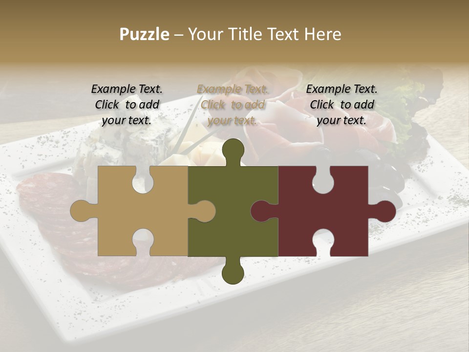 Meal Sauceboat Fresh PowerPoint Template