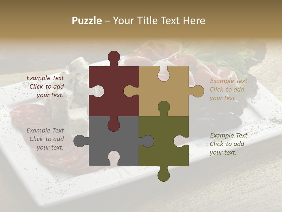 Meal Sauceboat Fresh PowerPoint Template