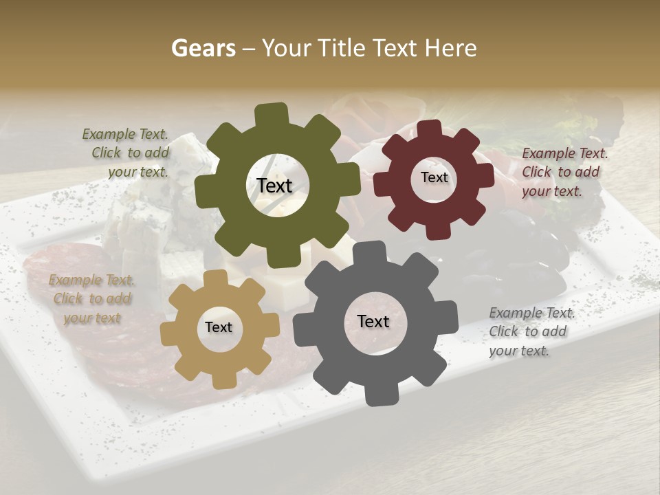 Meal Sauceboat Fresh PowerPoint Template