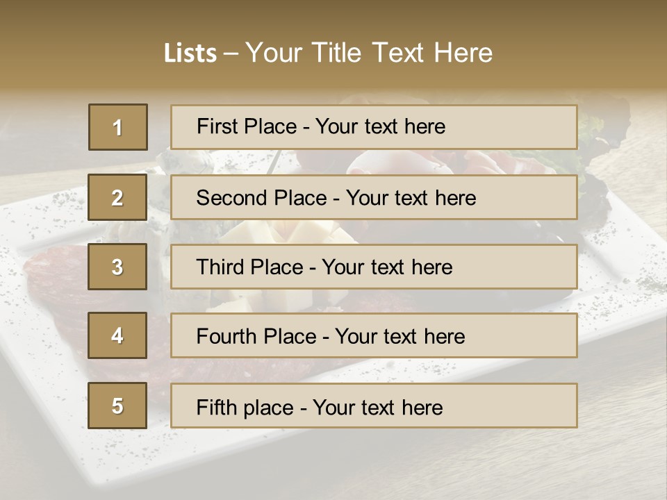 Meal Sauceboat Fresh PowerPoint Template