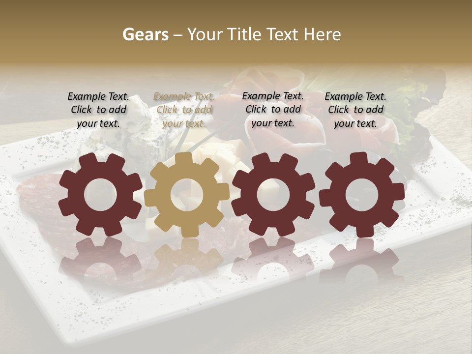 Meal Sauceboat Fresh PowerPoint Template