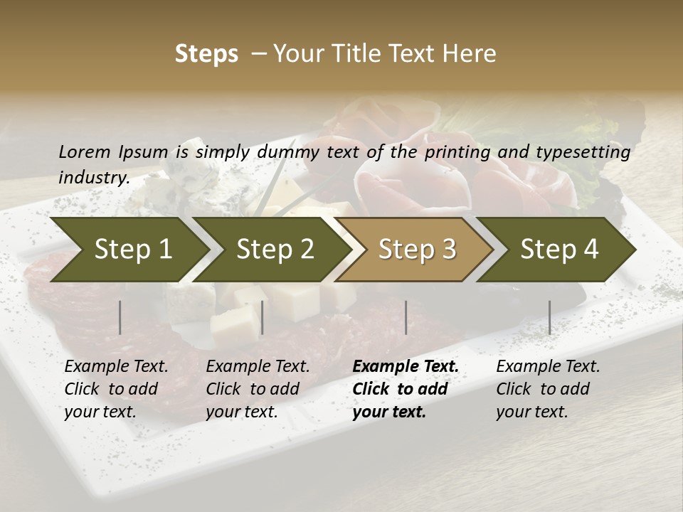 Meal Sauceboat Fresh PowerPoint Template