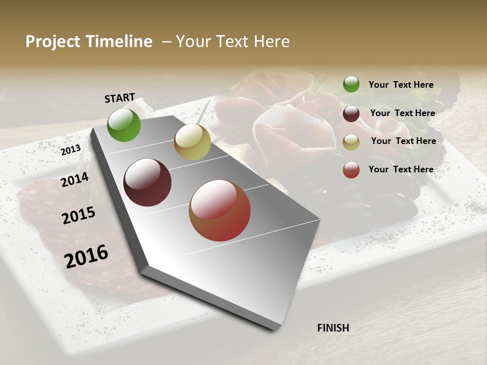 Meal Sauceboat Fresh PowerPoint Template