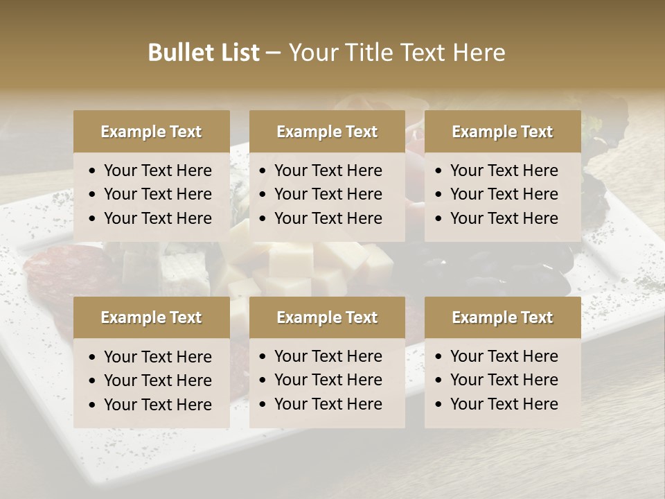 Meal Sauceboat Fresh PowerPoint Template