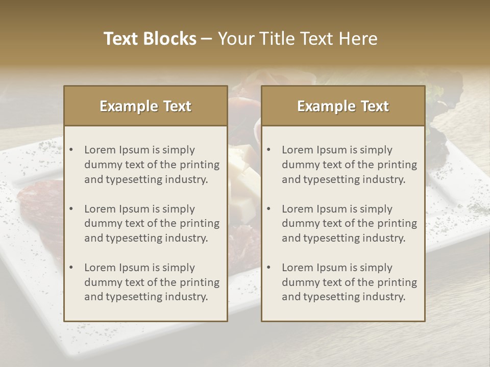 Meal Sauceboat Fresh PowerPoint Template