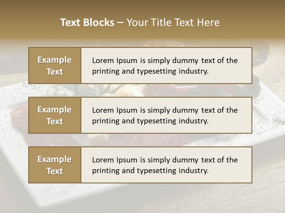 Meal Sauceboat Fresh PowerPoint Template