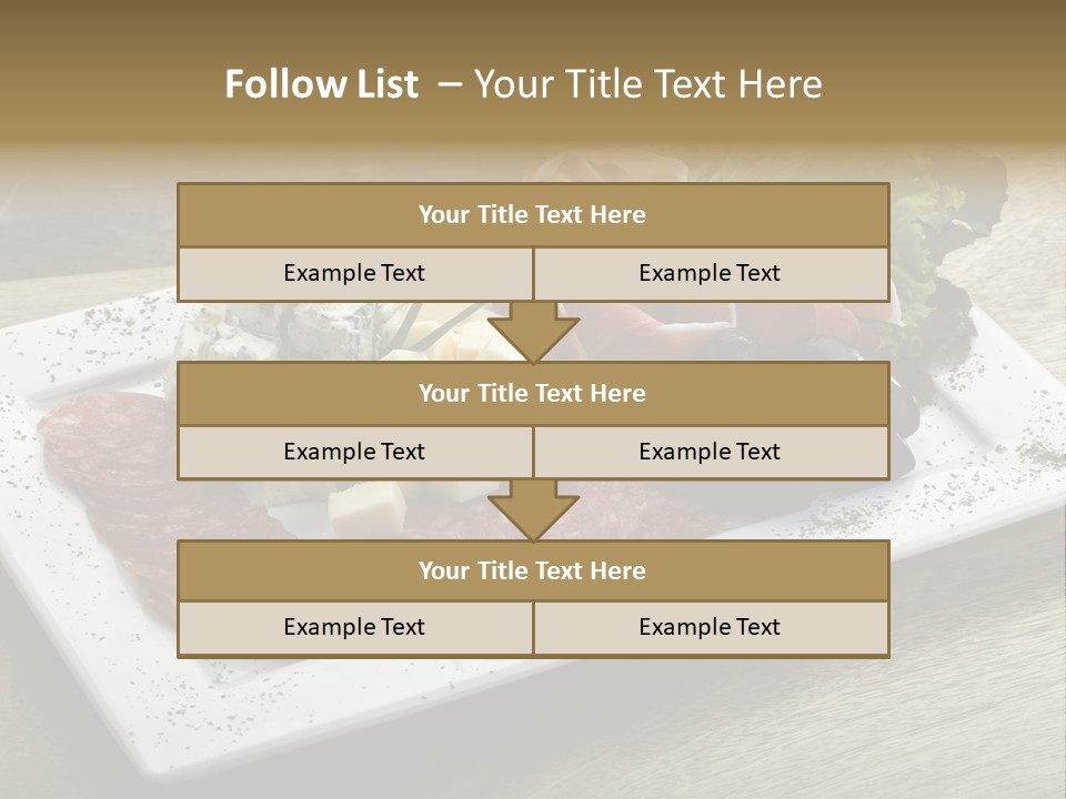 Meal Sauceboat Fresh PowerPoint Template
