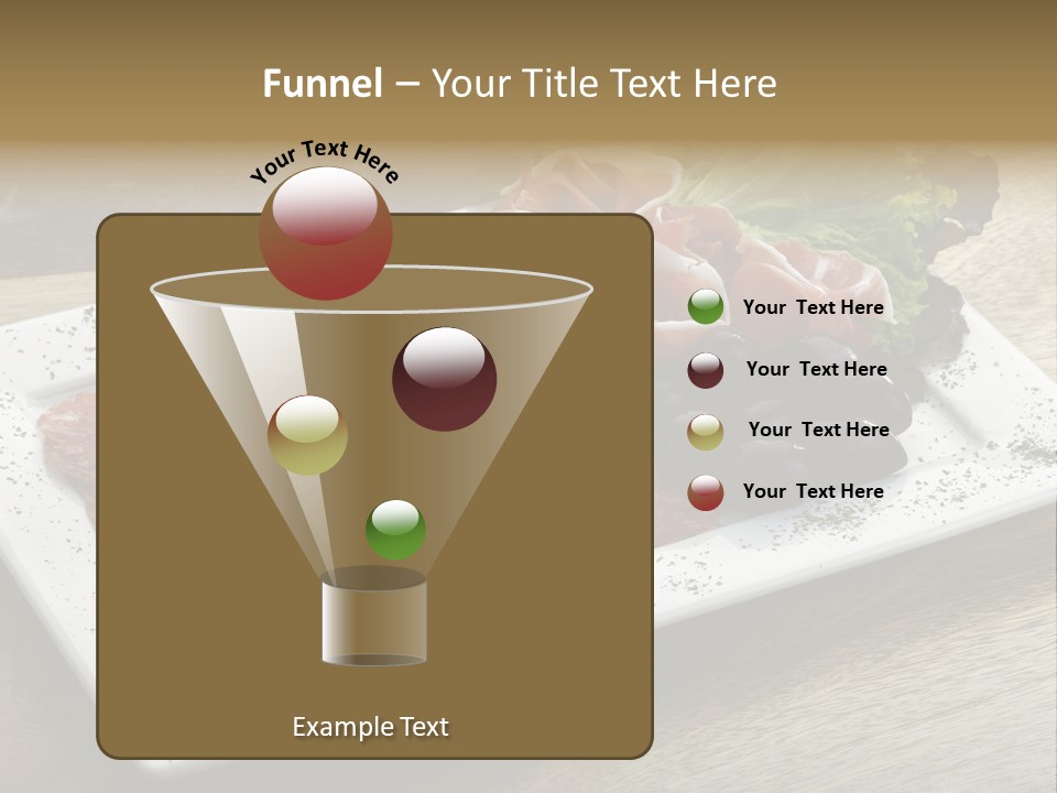 Meal Sauceboat Fresh PowerPoint Template